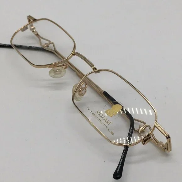 Mozart 412 822 NEOSTYLE Vintage 1990er Victorian Small Glasses Angular 46-16
